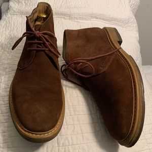 14th & Union Brown Leather Chukkas